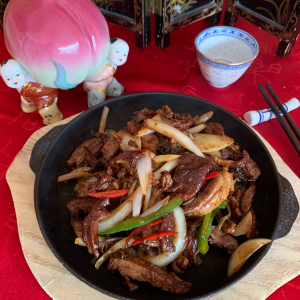 Emincés de canard sauce Saté