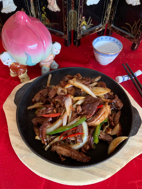 Emincés de canard sauce Saté