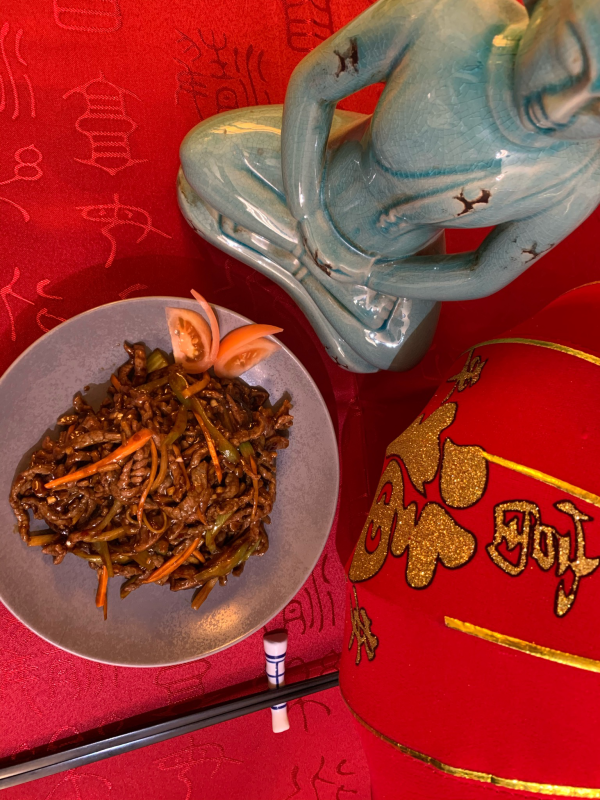 Allumettes de bœuf sauce Yu Xiang