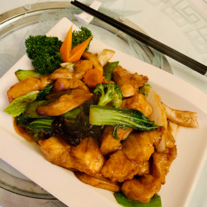 Poisson sauté aux légumes