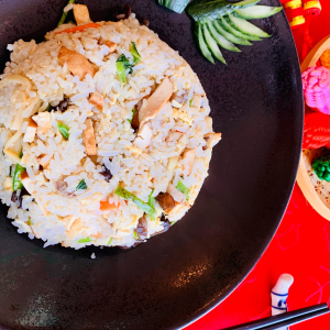 Riz sauté aux légumes