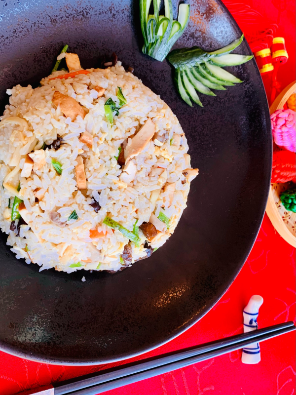 Riz sauté aux légumes