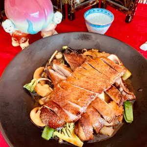 Canard sauté aux légumes