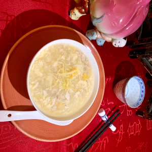 Crème de maïs au poulet