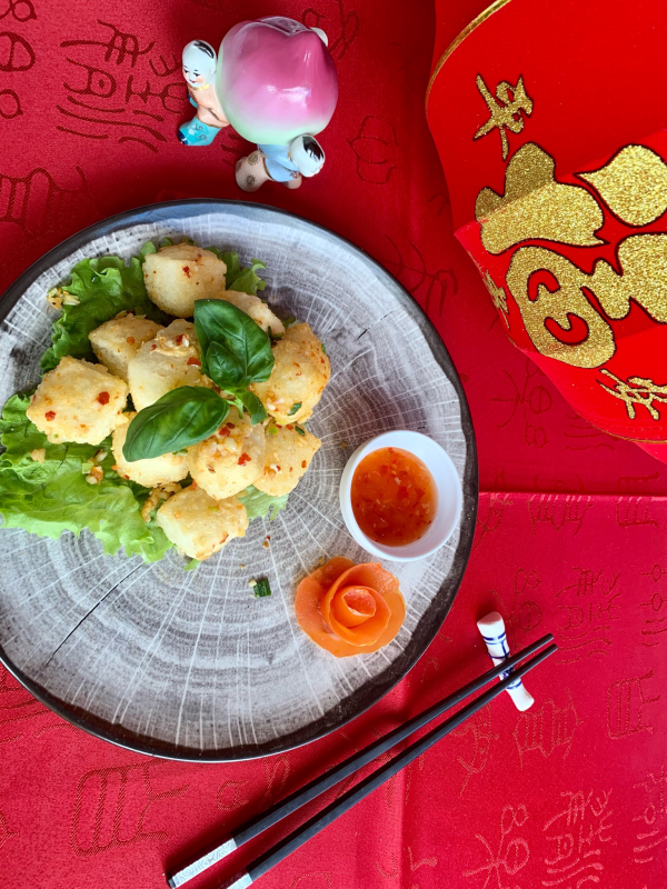 Tofu frit au poivre et sel